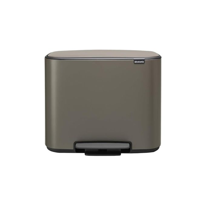 Brabantia Pedal Bin, 11+23L - Platinum