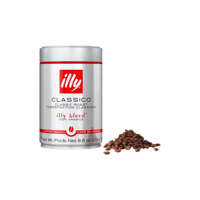 illy Classico Medium Roast Whole Bean Coffee - 250g Bag