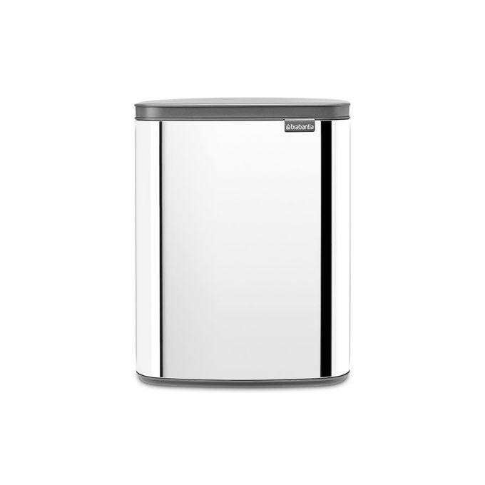 Brabantia Bo Waste Bin,12L - Brilliant Steel