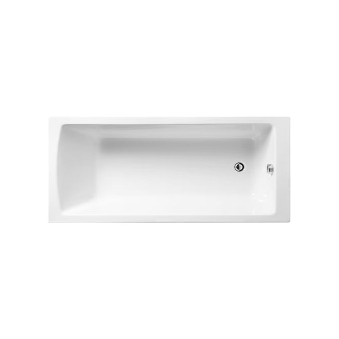 VitrA Built-In Bathtub 170(L)x70(W) cm - Glossy WhiteGlossy White