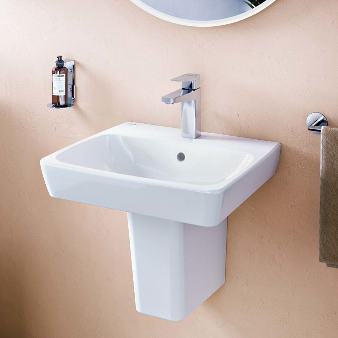 VitrA Wall Mounted Wash Basin 60cm (W) Glossy WhiteGlossy White