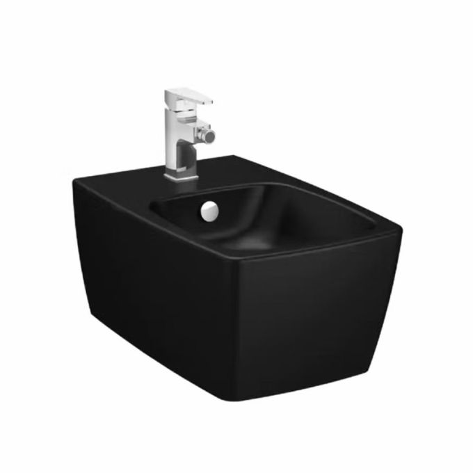 VitrA Wall Mounted Bidet 56 cm (D) - Matt Black