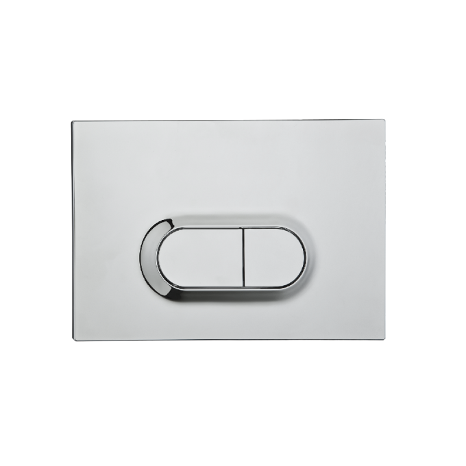 VitrA Flush Wall Plate - Chrome