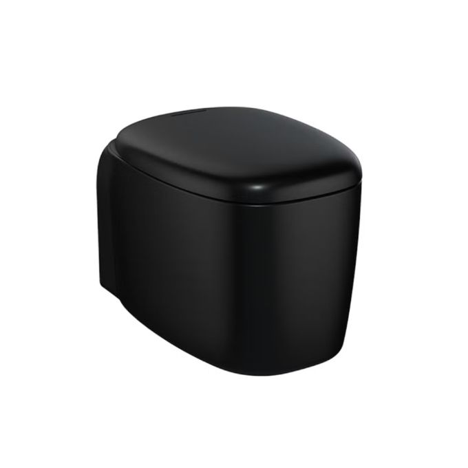 VitrA Rimless Wall Mounted Toilet - Matt BlackMatt Black