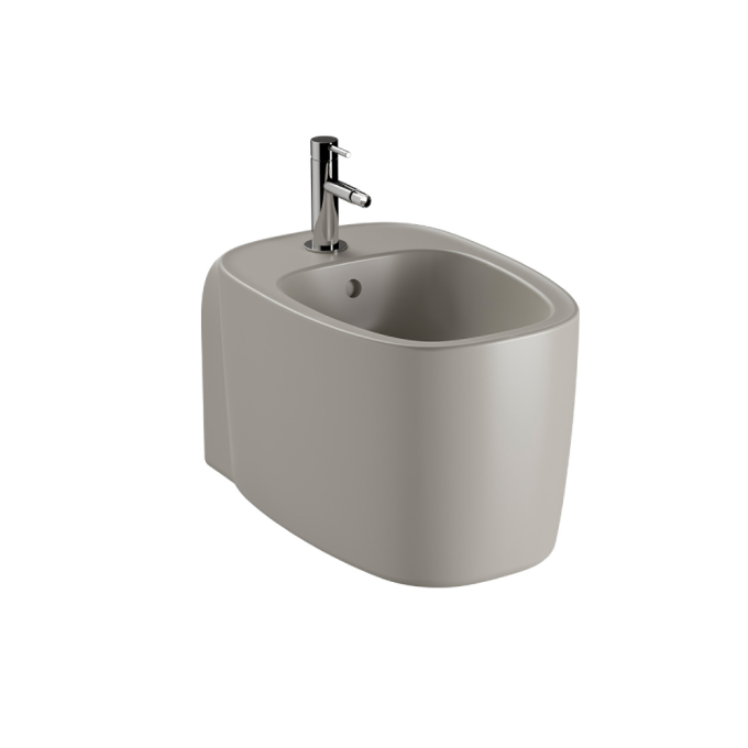 VitrA Wall Mounted Bidet 54.5 cm (D) - Matt Taupe