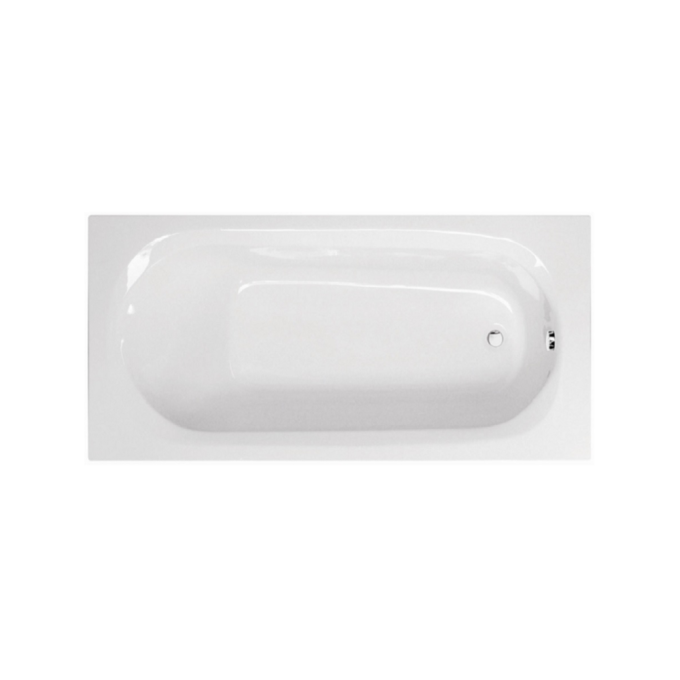 Built In Bathtub 170(L)x80(W) cmGlossy White