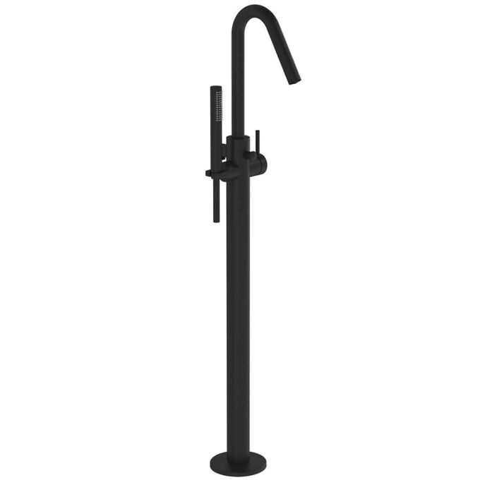 VitrA Freestanding Bathtub Mixer Tap - BlackMatt Black