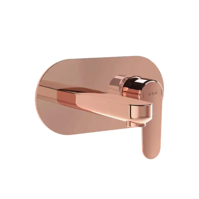 VitrA Wall Mounted Basin Tap - Shiny Copper