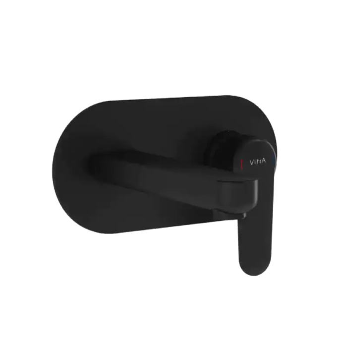 VitrA Wall Mounted Basin Tap - Matt Black