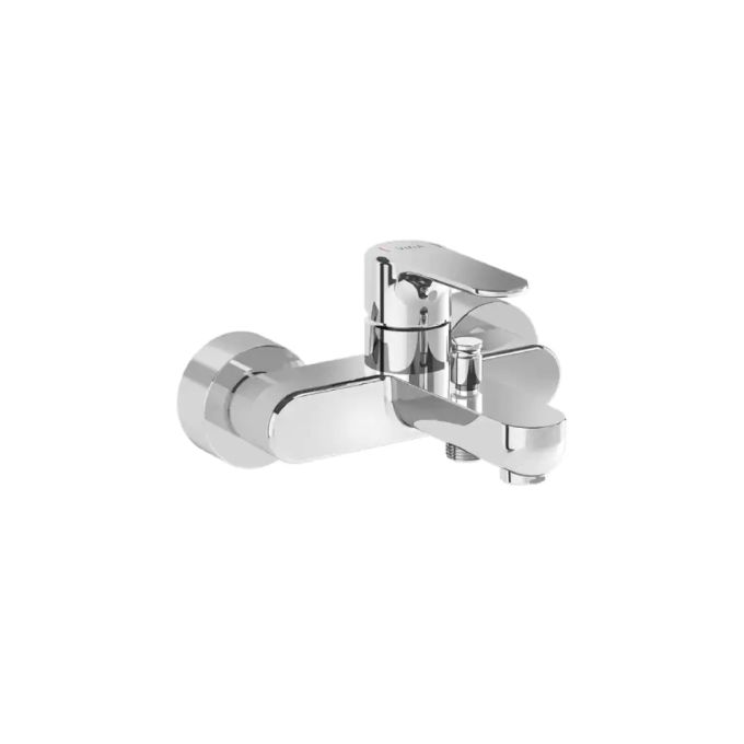 VitrA Root Round  Bath/Shower Mixer Tap - Chrome