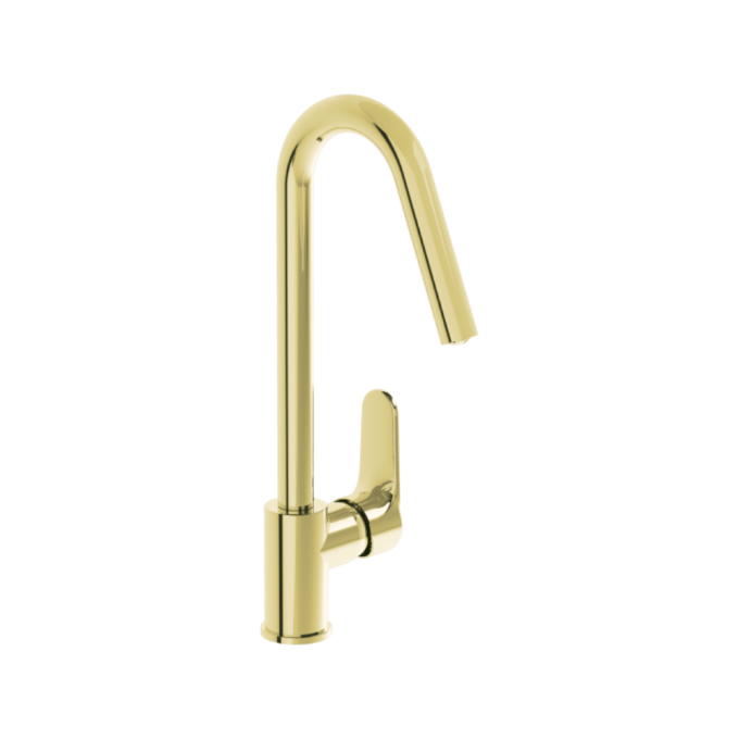 VitrA Kitchen Tap - Polished Gold