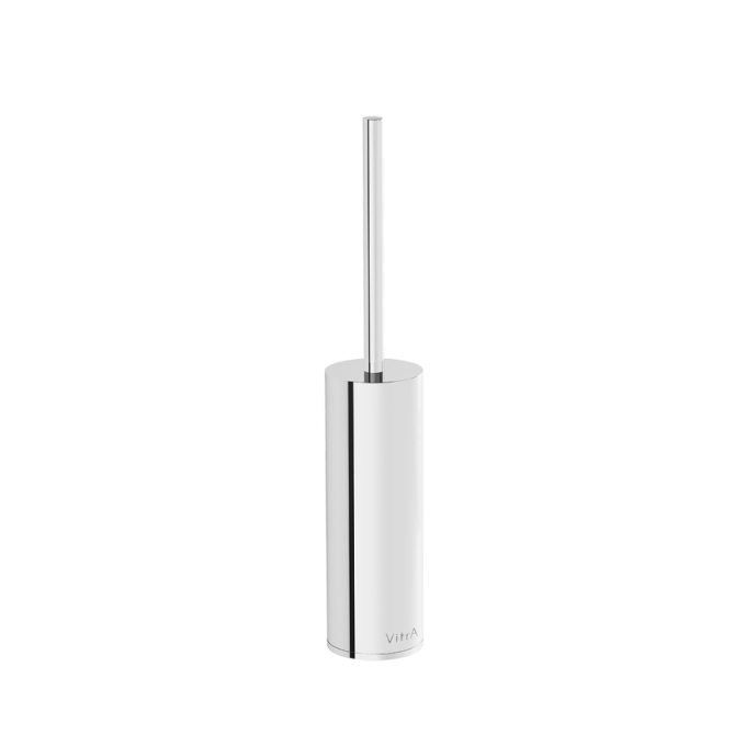 Vitra Free Standing Toilet Brush Holder - Chrome