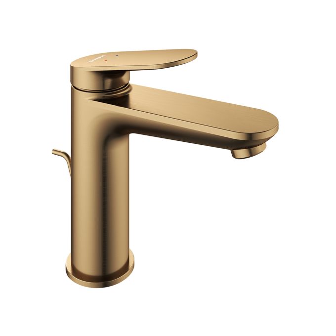 Duravit Medium Basin Tap - Brushed Bronze