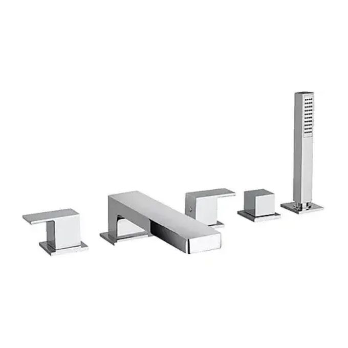 Duravit Deck Mounted Bath/Shower Mixer Tap - ChromeChrome