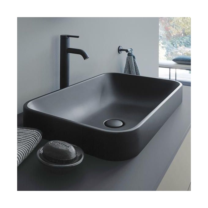 Duravit CounterTop Wash Basin 60(W)x40(D) cm Incl. Waste Set - Matt Black