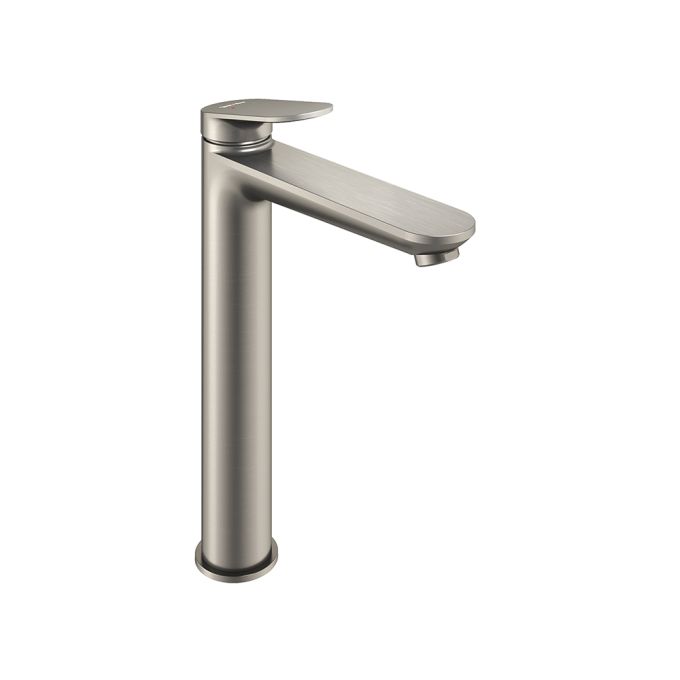 Duravit Tall Basin Tap - Brushed Nickel