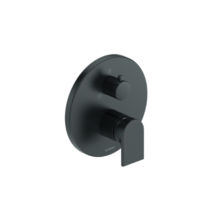 Duravit Concealed Bath/Shower Mixer Tap Design by STARCK - Matt Black