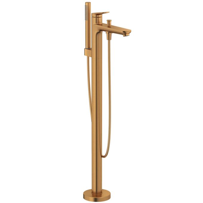 Duravit Freestanding Bathtub Mixer Tap - Brushed Bronze