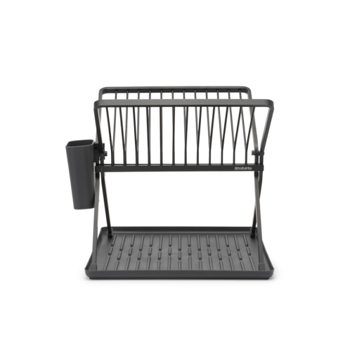 Brabantia Foldable Dish Drying Rack - Dark Grey