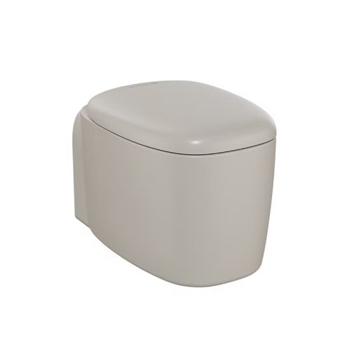 VitrA Rimless Wall Mounted WC Toilet - Matt TaupeMatt Taupe