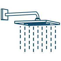 Rainfall Shower Heads